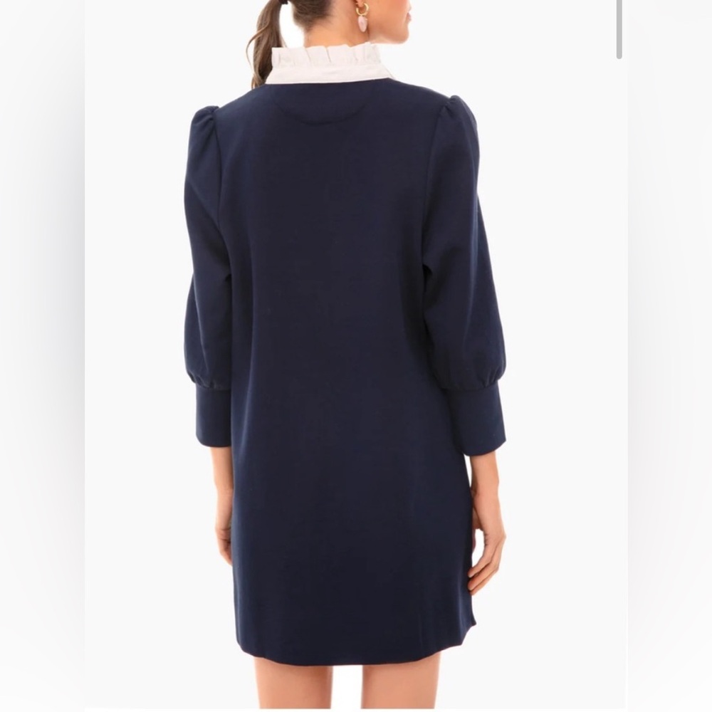 Tuckernuck Pomander Place Navy Charlotte Terry Minimalist Dress Size Small - Picture 9 of 17